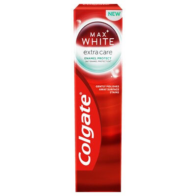 Colgate max white extra care enamel protect Colgate max white extra care enamel protect
